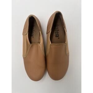 BALERA Style B150 DANCE TAP SHOES |SIZE 4.0A, M |CARAMEL/TAN | SLIP ON